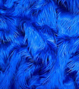 Royal Blue Faux Fur Fabric – Premium Regal Fake Fur for Every Creative Project