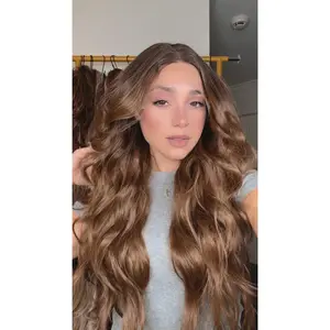 EllaRae | Paige Style Wig | Free Parting Lace Front Long Wavy Brunette