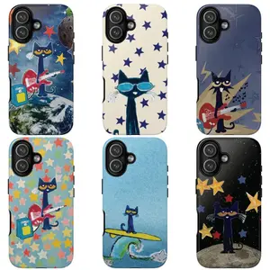 Pete the Cat Phone Case Collection iPhone Samsung For iPhone 17 16 Pro Max iPhone 15 Pro 14 Plus 13 Pro 12 11  for iPhone 17-11 Pro Max/Plus and Samsung Galaxy S23-25
