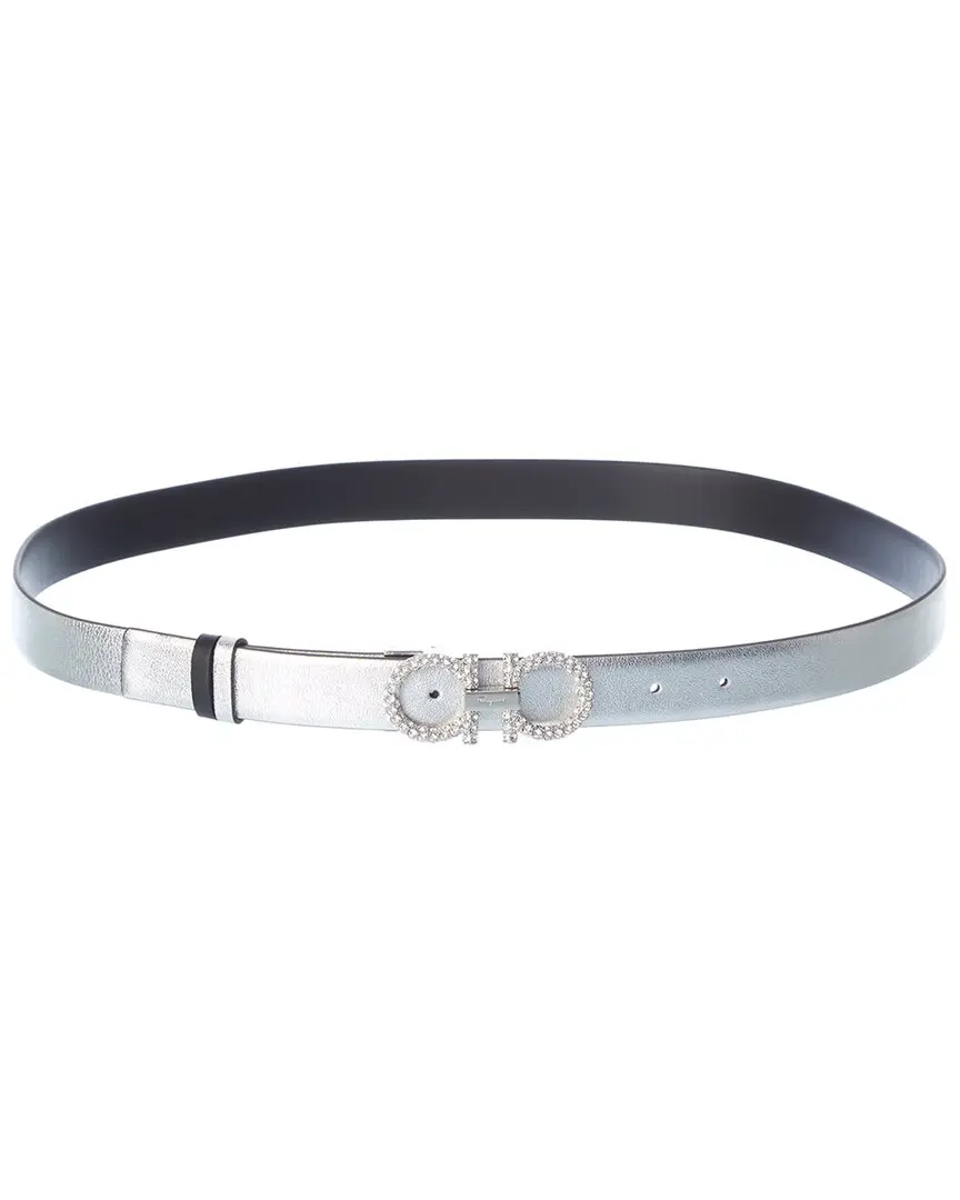 Ferragamo Gancini Adjustable Leather Belt Ferragamo Gancini Adjustable Leather Belt