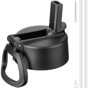 Straw Lid for Hydro Flask Wide Mouth 12-64oz, Replacement Lid With Straw for Hydroflask, Iron Flask, Thermoflask, koodee Wide Mouth Bottles Drinkware Mug