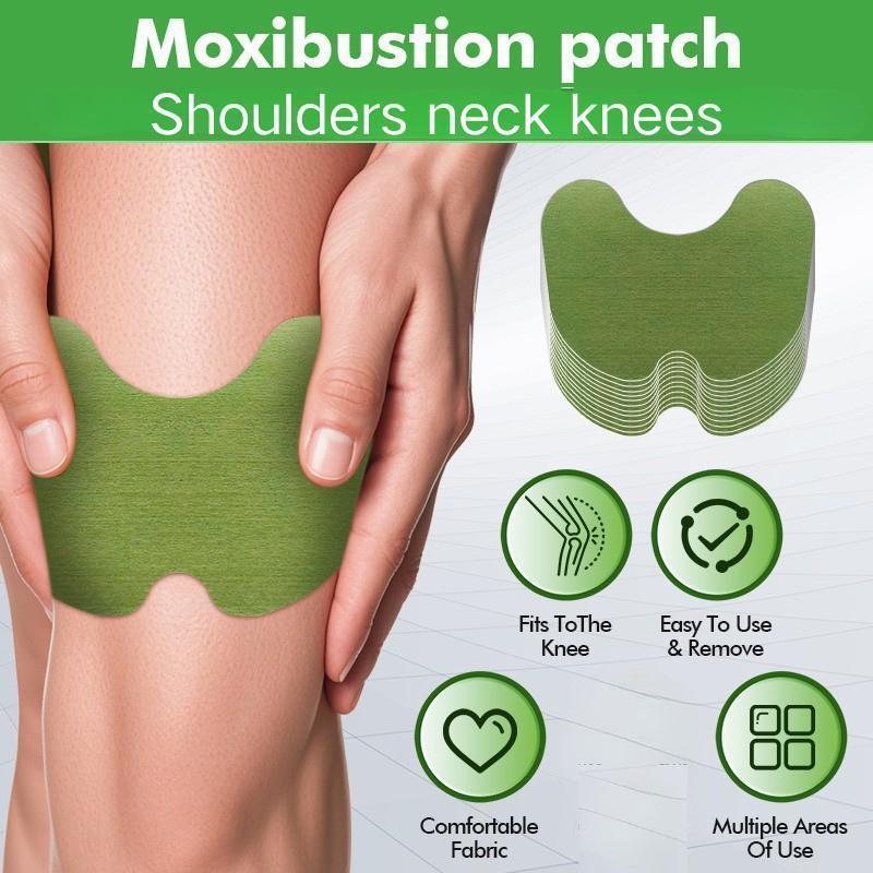 30-Pack Pain Relief Herbal Patches for Knee, Neck & Back | Fast Warm Therapy for Arthritis, Joint Stiffness & Muscle Pain | Long-Lasting Lumbar Spine Support | Easy Apply, No Mess, Ideal for Home, Work & Travel