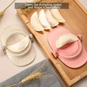 2pcs Dumpling Maker Tool Set, Round Cutter & Dumpling Press Mold, Creative DIY Kitchen Gadget, Dough Press Tool, Perfect Christmas Gift