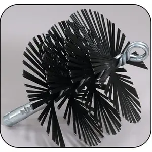 212 MAIN MSF-77 7-Inch Flat Wire Square Brush - Heavy-Duty, Durable Single-Spiral Cleaning Tool for Creosote Removal, Chimney Cleaning, Cleaning Tools