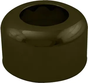 1.5 in. OD High Box Sure Grip Flange, Matte Black