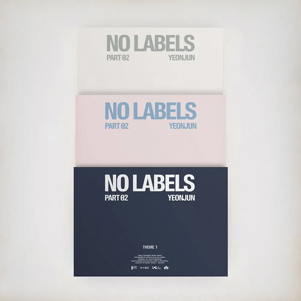 YEONJUN TXT NO LABELS PART 02 CD Album 64P Photobook Poster 6 Postcards Photocard