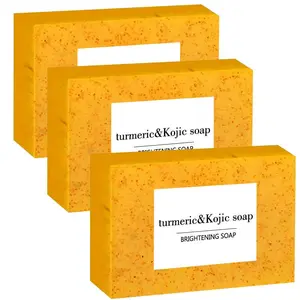 Turmeric & Kojic Acid Brightening Soap, Kojic Acid Soap, Soap Body Care Body Wash Lemon Flawless Organic.Christmas gifts, New Year gifts, Black Friday
