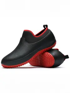 Unisex Non-Slip Chef Shoes, Molded Comfortable Waterproof Footwear, Outdoor & Kitchen Work Shoes, Durable Fashion Design, Rubber, Sizes 36-48