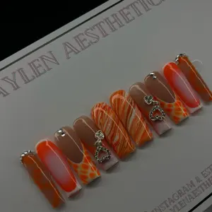 Press On Nails - Long lasting Fake Nails for Perfect Manicure Spring Press-On