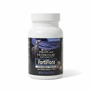 Purina Pro Plan Veterinary Supplements FortiFlora Dog Probiotic Supplement, Canine Nutritional Supplement - 30 ct. Box