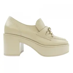 Pre-owned CHANEL Lambskin Small Leather Goods Loafers