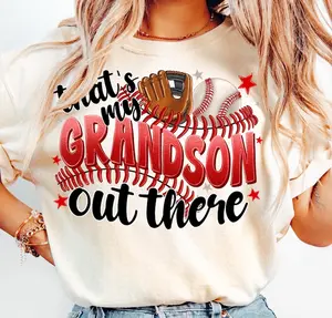 That's My Grandson Out There Baseball Grandma Shirt, Baseball Mother's Day Shirt, Baseball Lover Mama TShirt