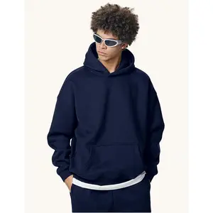 Gihuo Men Hoodie Men's Fleece Hooded Pullover Sweatshirts