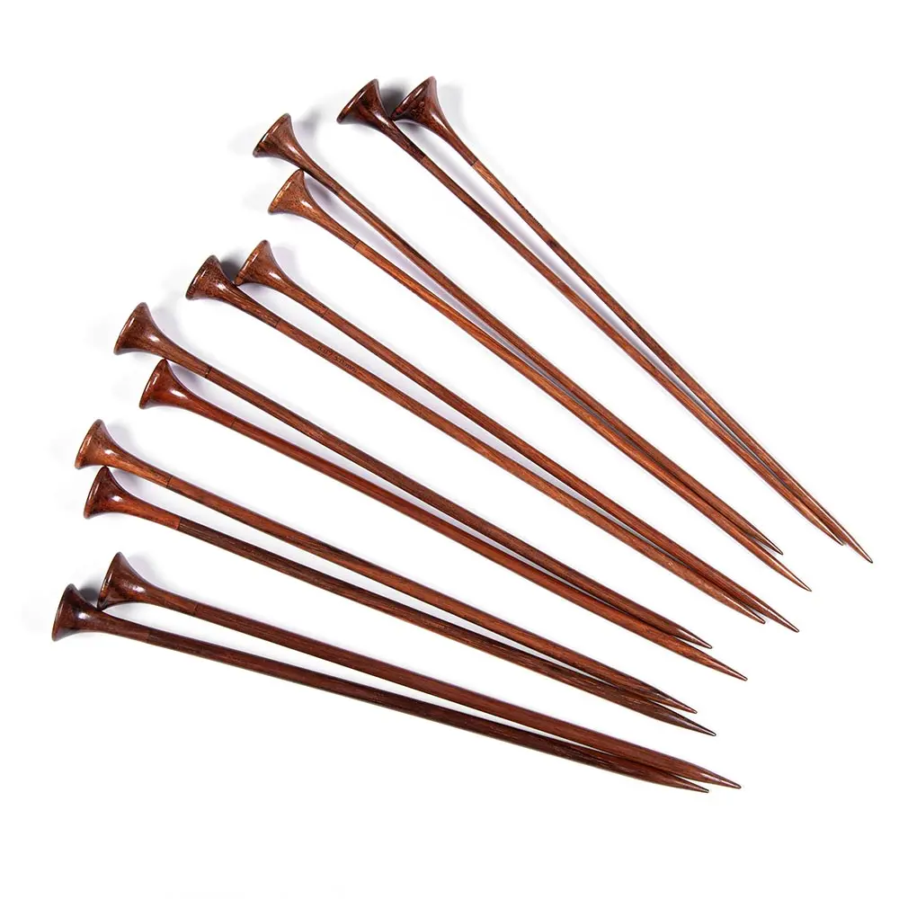 San Wood Single Point Knitting Needles