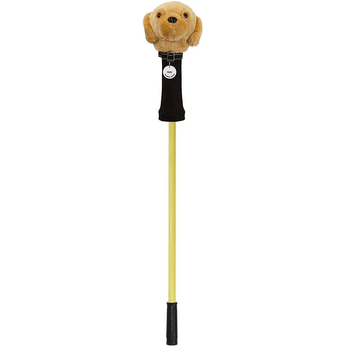 Izzo Extendable Golf Ball Retriever with Plush Golden Retriever Headcover, Stainless Steel-Aluminum Alloy Pole, Ergonomic Sure Grip for Golf Course Use, Alloy Metal