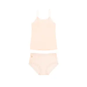 Soft Silk Underwear and Cami Set