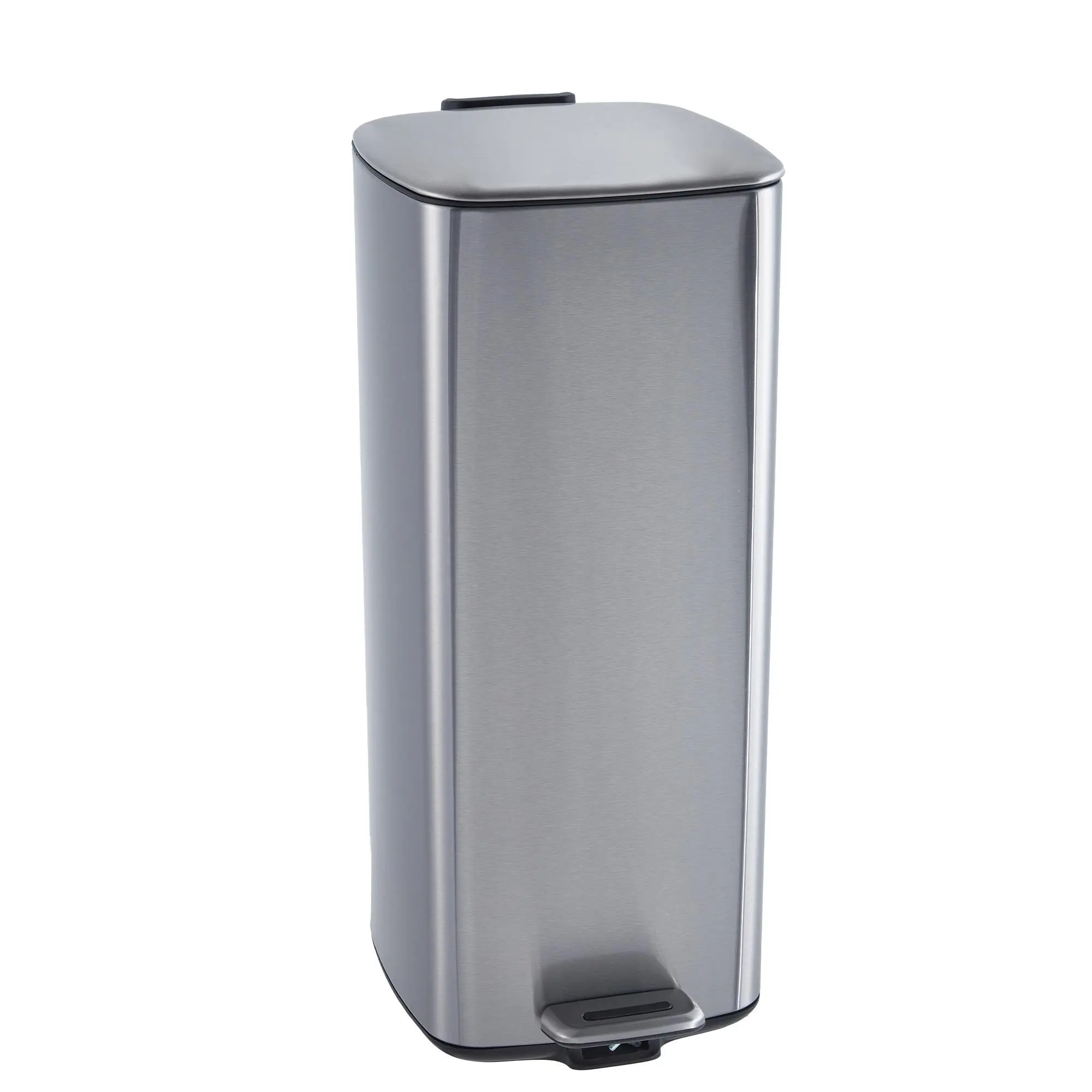✨ 30L Stainless Steel Step Trash Can – Soft-Close Lid, Hands-Free Pedal, Removable Inner Bucket.
