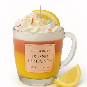 Island Rum Punch Dessert Candle