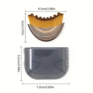 2PCS Lymphatic Contour Face Brush for Jawline & Chin Sculpting Dry Brushing Massager for Lymphatic Drainage & Facial Fatigue Relief Ergonomically Designed to Fit The Skin Precisely Beauty Roller Daily