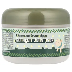 Elizavecca Green Piggy, Collagen Jelly Pack, 3.53 oz (100 g)