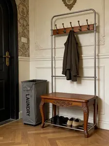 Luxury Laundry Basket with Wheels, Foldable Design for Small Spaces, Perfect Storage Solution for Home Organization