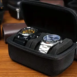 Hard shell travel storage watch bag