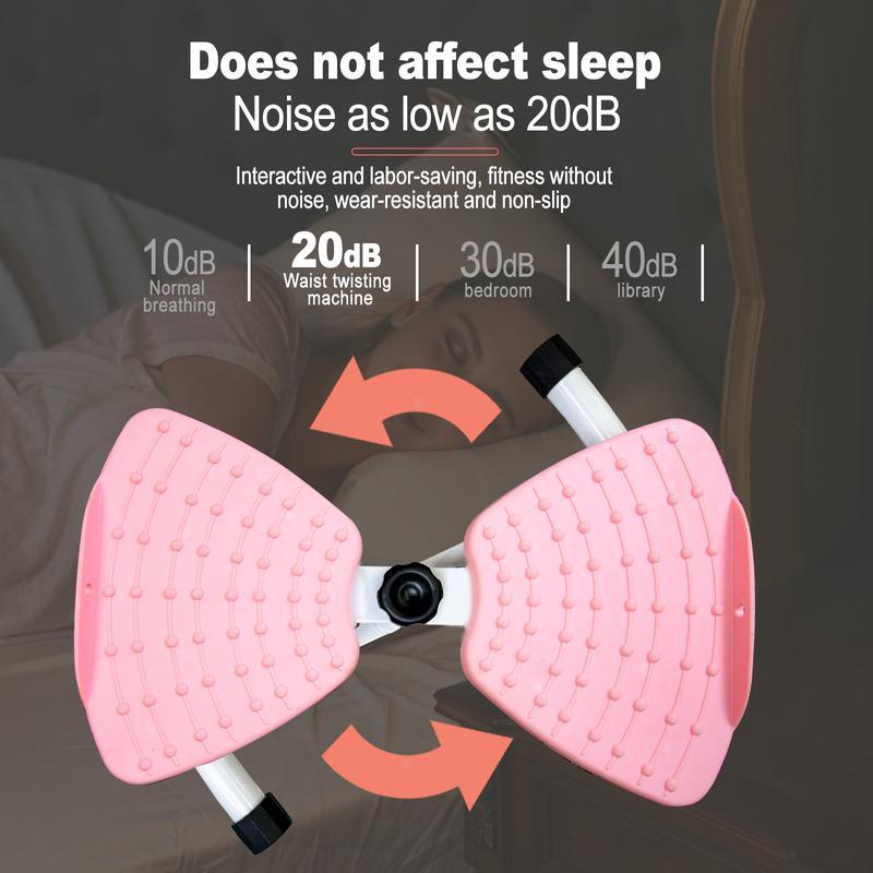 Waist Twist Machine Ab Training 350 lbs Capacity Ab Board for Women - Core Workout Equipment Portable Waist Toner for Aerobic Exercise - Home Gym Cardio