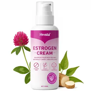 Bioidentical Estrogen Cream for Women – Wild Yam Phytoestrogen Formula to Balance Hormones, Relieve Hot Flashes & Support Menopause Comfort – Natural Vegan Cream