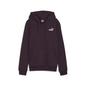 PUMA Womens Essentials Embroidered Logo Hoodie Casual Outerwear Casual - Purple