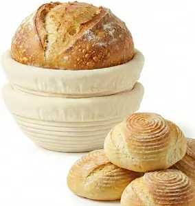 2 PCS Bread Proofing Basket, Sourdough Basket Proofing Basket for Dough Fermentation & Shaping, Bread Proofing Baskets