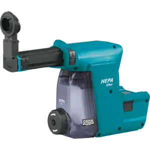 Makita (DX06) Dust Extractor Attachment with HEPA Filter Cleaning Mechanism, XRH01