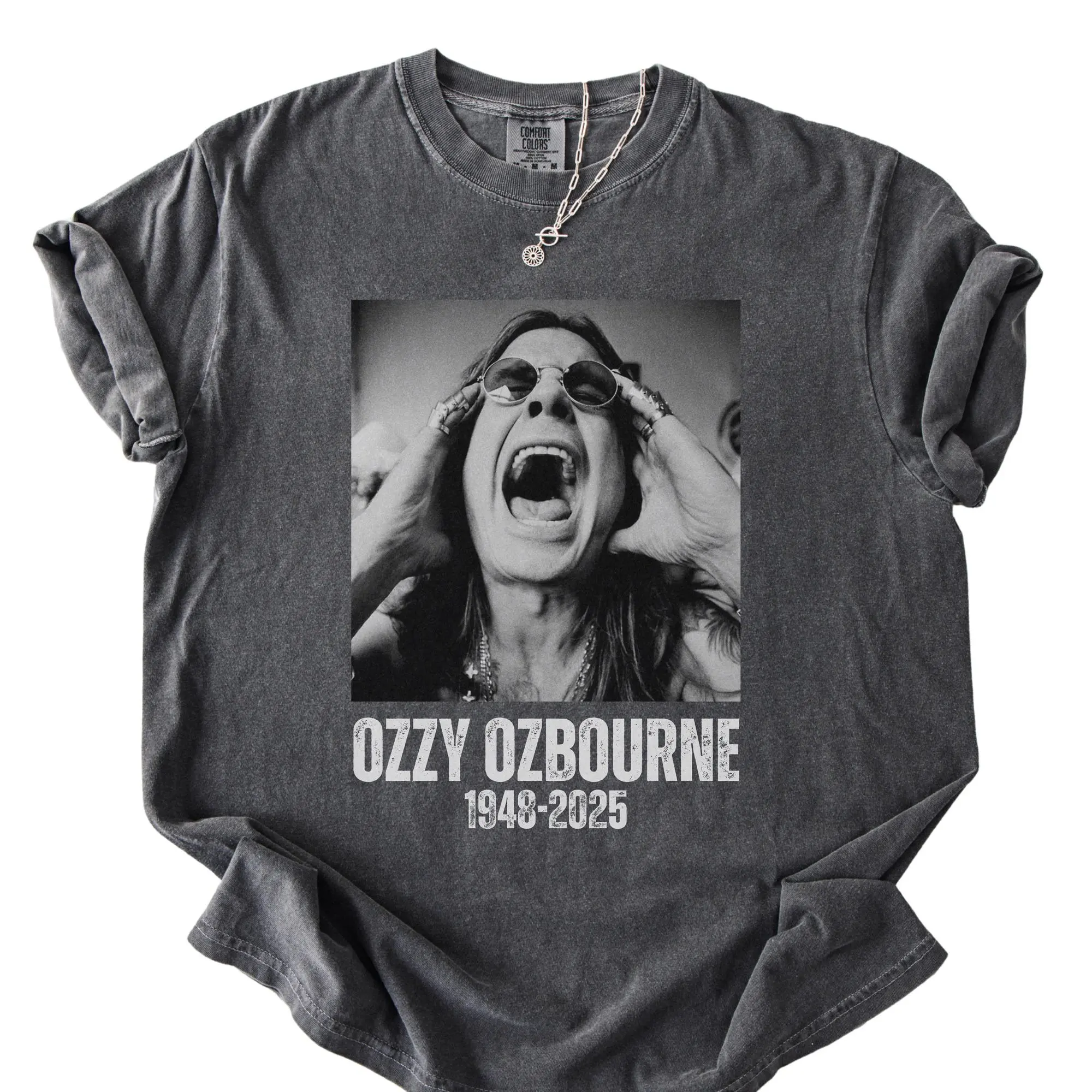 Comfort Colors See You On The Other Side, RIP Ozzy Tshirt, Ozzy Osbourne, Heavy Metal, The Prince of Darkness, Music Lover Tee, Music Fan