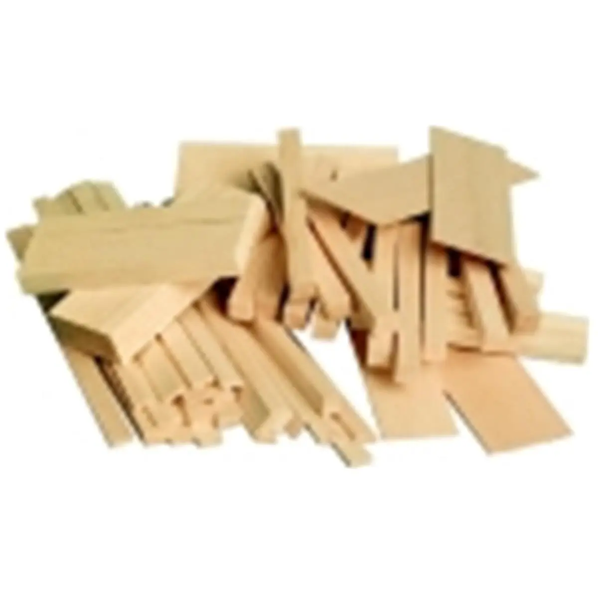 212 MAIN Economy Balsa Wood Plank Strips Bag - 1/2 Board Foot, 5-8 in. Varied Lengths for Carving, Sculpture, Multi Purpose Construction & Craft Storage by Sax Midwest Products