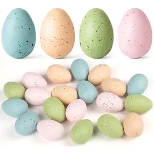 24/16/36 Pcs Easter Speckled Eggs, 2.4" Multi Colors Eggs for Easter Decorations, Pastel Easter,Bowl & Vase Filler, Easter Basket Filler and Table DIY