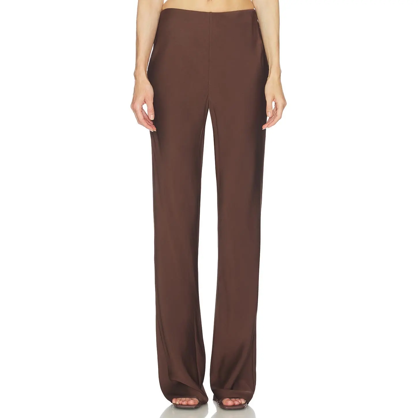 SRG Lennon Silk Pant in Brown