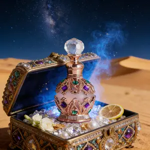 Luxurious Women's Jasmine Fruit Scented Perfume, Floral Oriental Fragrance, Alcohol-Free Stick Perfume Oil, Dubai Saudi Arabia Middle East Style, Long-Lasting Freshness