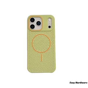 [Free ! Shippin]Contrast-colored breathable cooling[magsafe] phonecases For IP 17 Pro Max 16/15/14/13/12Anti-Yellowing Shockproof durable ultra-thin Gifts for women men girls boys