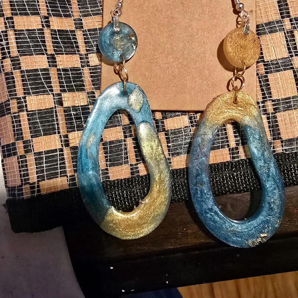 resin earrings