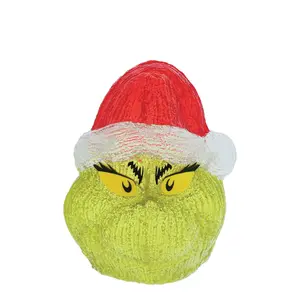Grinch | Grinch Head 8" Lit Fig | Figurine