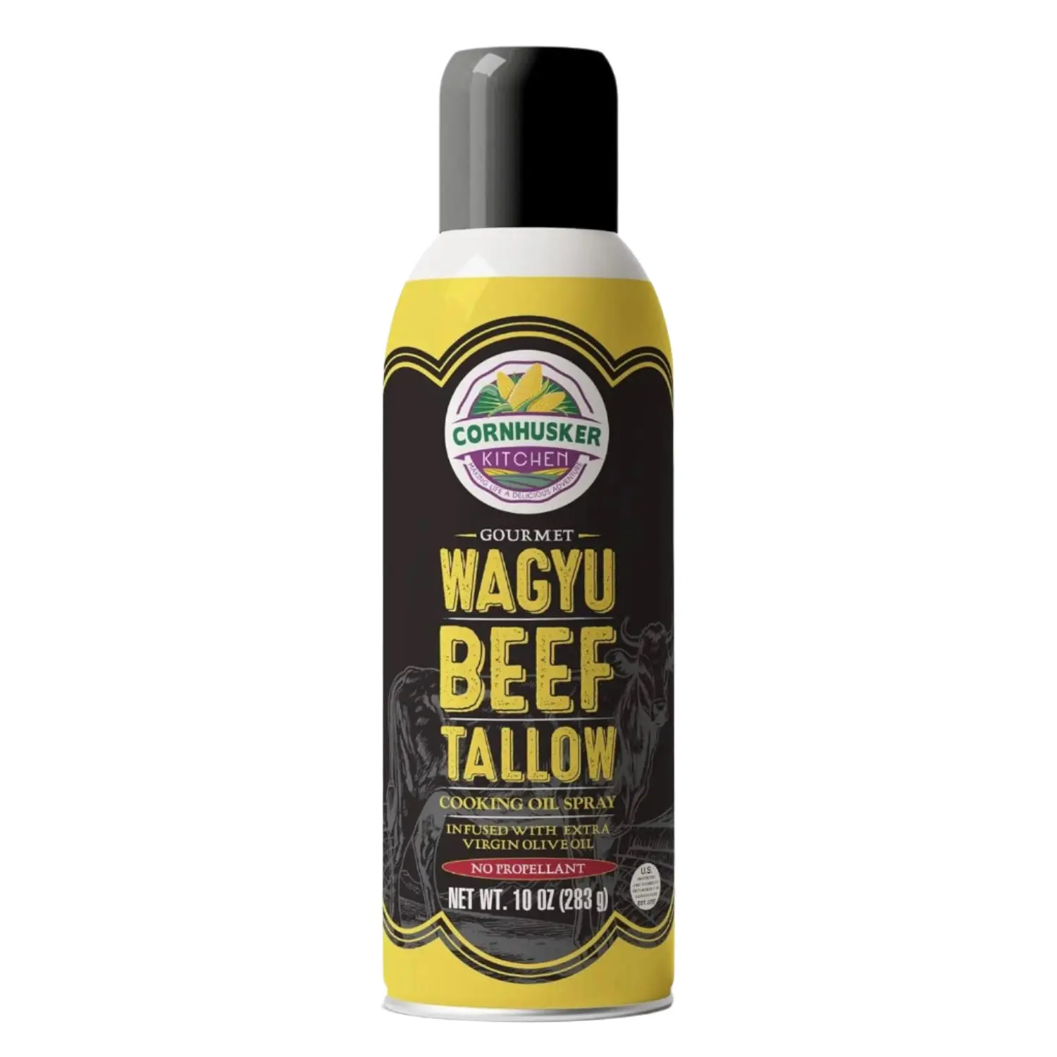 Wagyu Beef Tallow Cooking Oil Spray | 10 oz | Cornhusker Kitchen