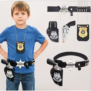 Police Officer Role Play Costume Accessories Badge Policeman Costumes for Cop Swat Halloween Party