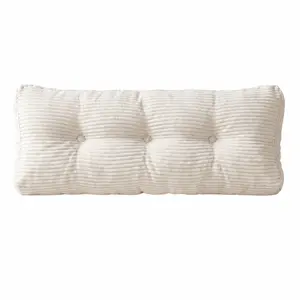 HARBORA Long Sofa Backrest Pillow — same fabric and color, high-rebound lumbar cushion; designed to pair with our modular sofas.