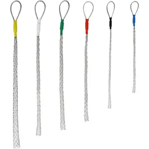 6pcs as a set Cable Puller Sock Wire Mesh Cable Grip 4-25MM