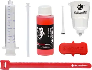 Bleed Kit for Shimano Hydraulic Mountain Bike Brakes with Shimano 60ml Mineral Oil