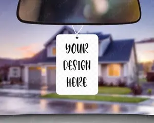 Car Air Freshener - Clean Linen Scent - Customizable - Car Interior Accessories