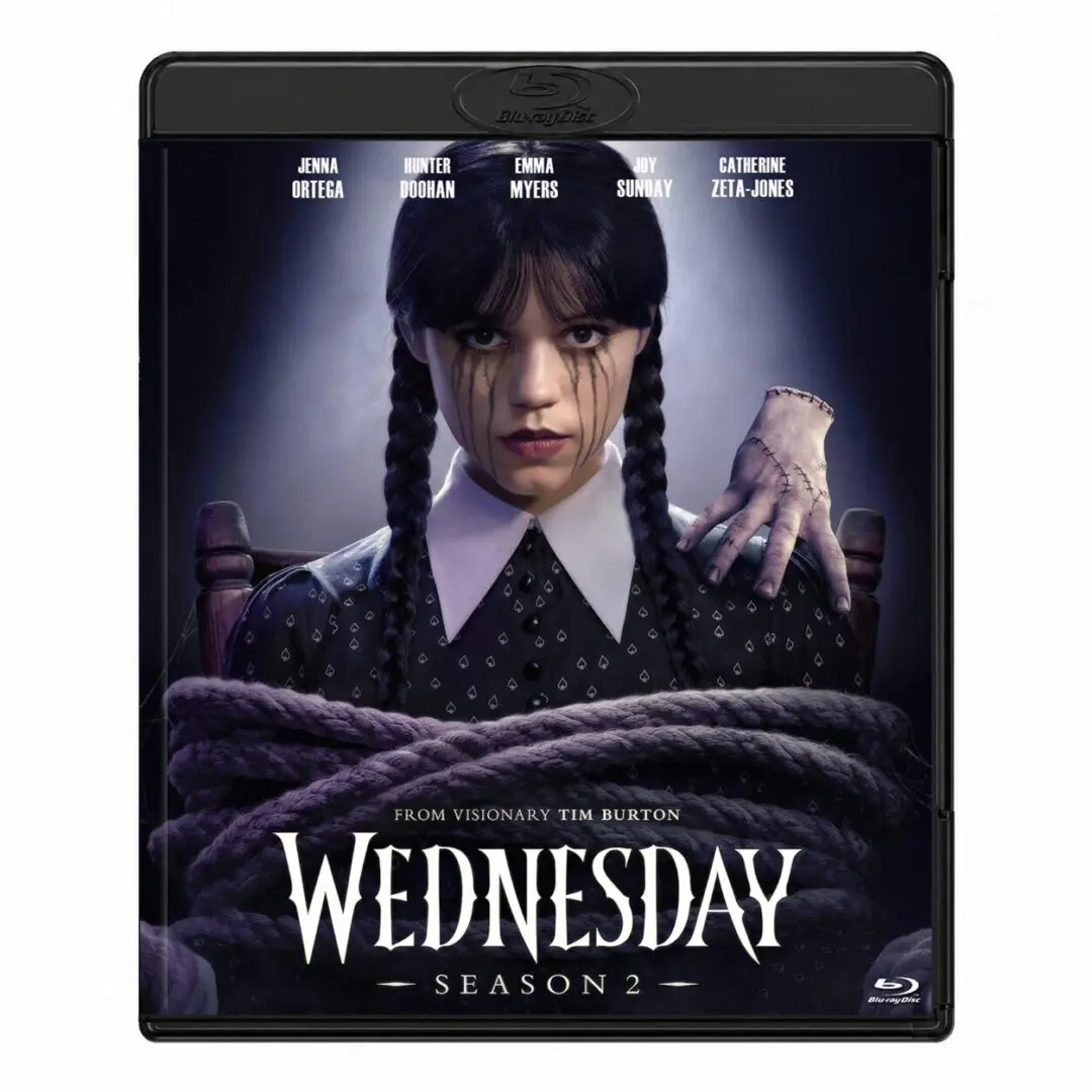 Wednesday Season 2 (Gothic Horror Comedy Blu-ray, 2025)