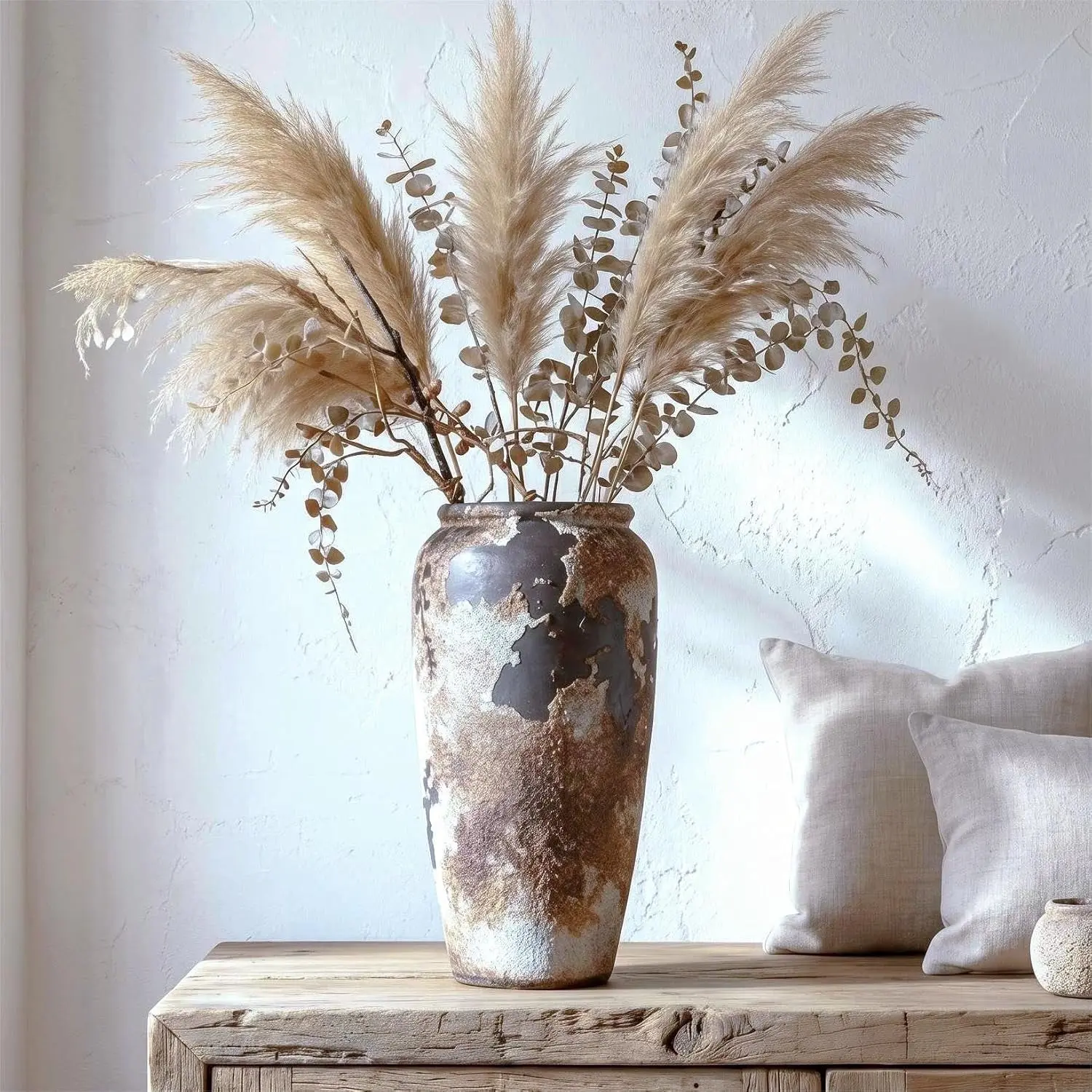 Terra — Tall Terracotta Farmhouse Vase, 11.4"