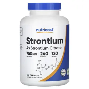 Nutricost Strontium, 240 Capsules (375 mg per Capsule)