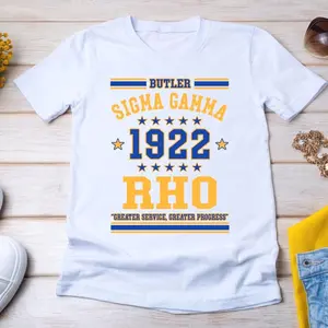 Sigma Gamma Rho 1922 T-Shirt. SGRho Shirt - Butler