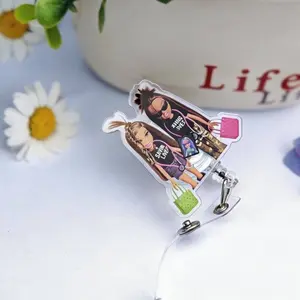 Cute Nurse Badge Reel Holder